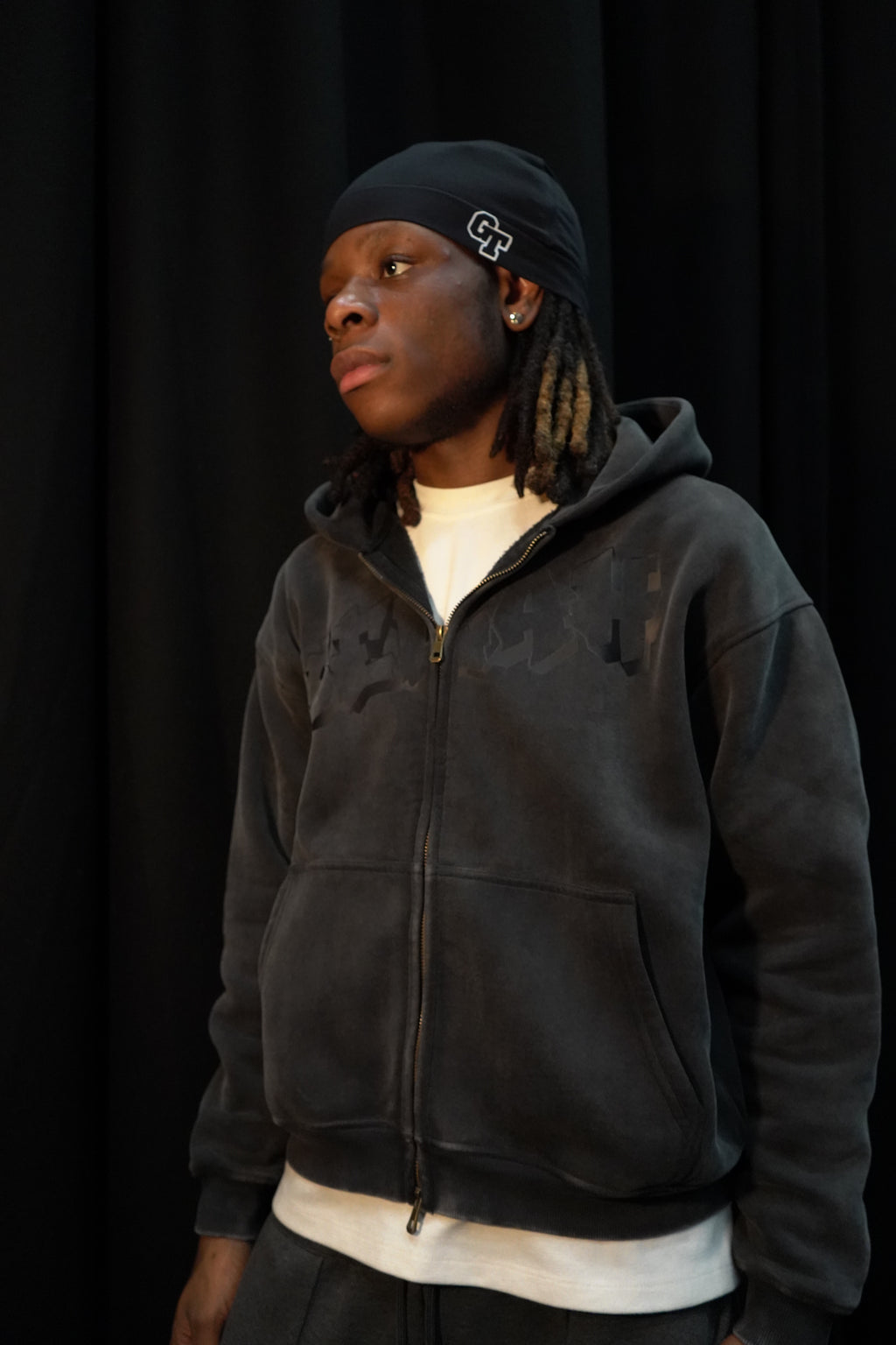 SelahGT Snow Wash Hoodie V2 edition - Black