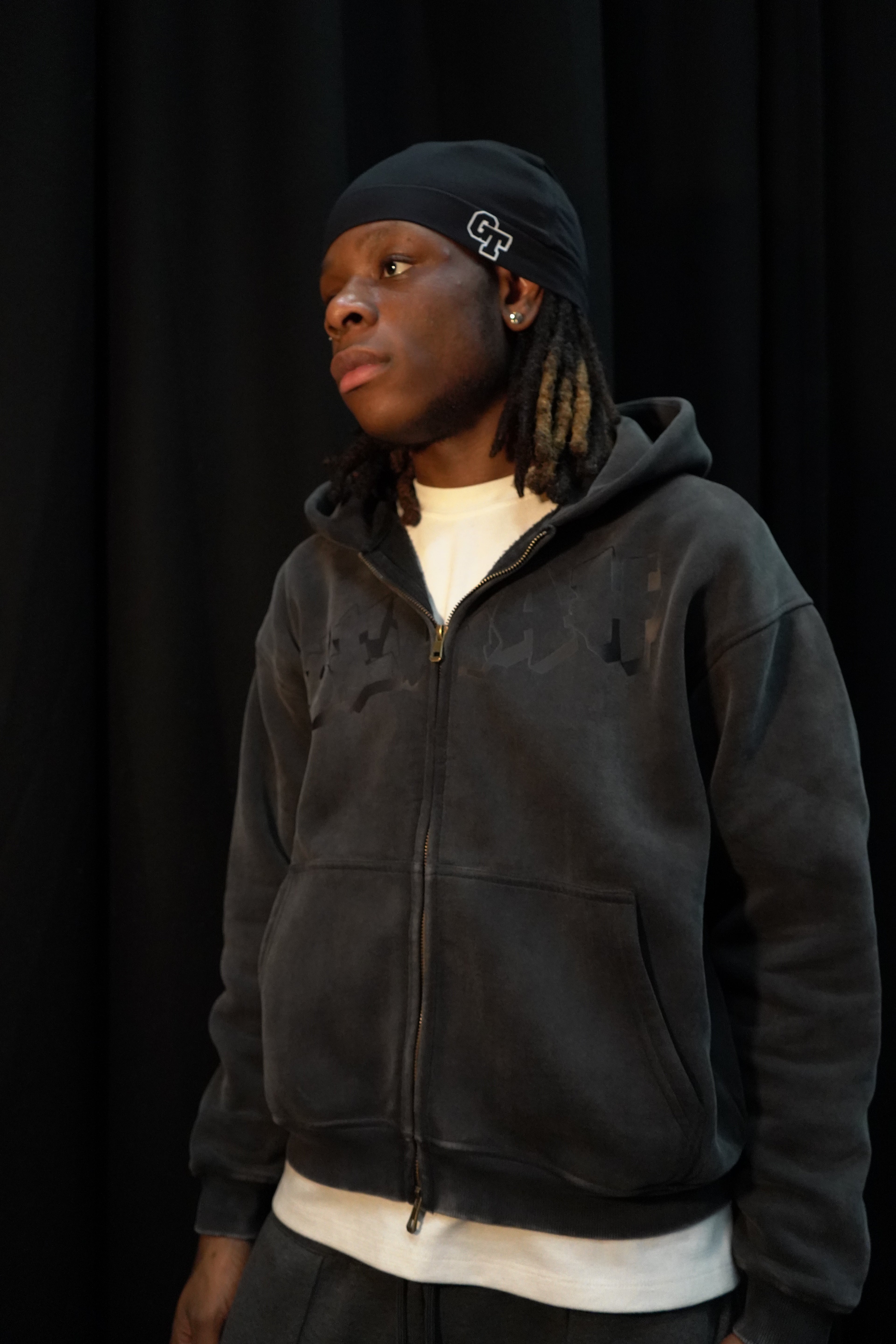 SelahGT Snow Wash Hoodie V2 edition - Black