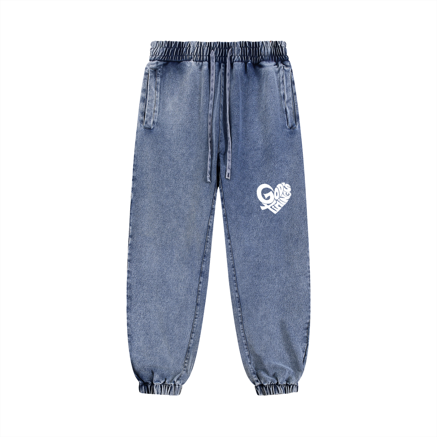 Snow Wash Jogged Sweatpants