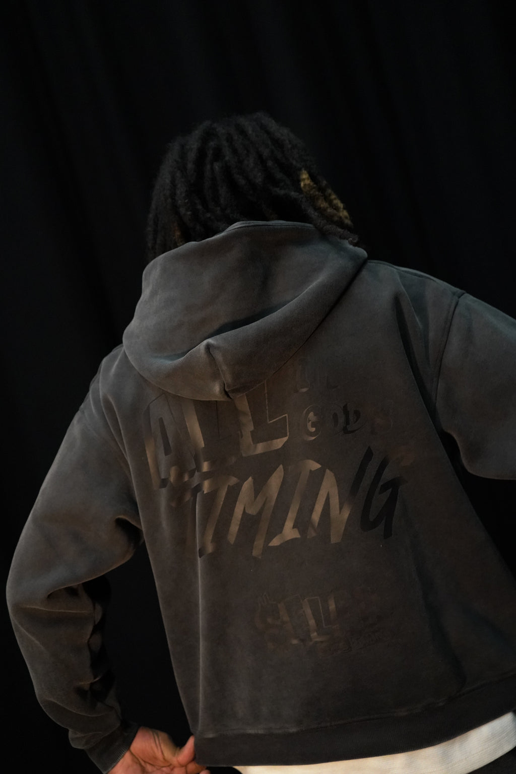 SelahGT Snow Wash Hoodie V2 edition - Black