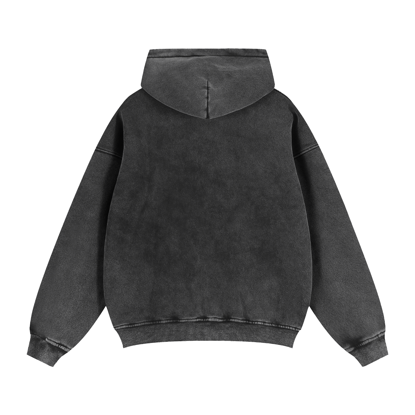 SelahGT Snow Washed Zipped Hoodie V3 - Black