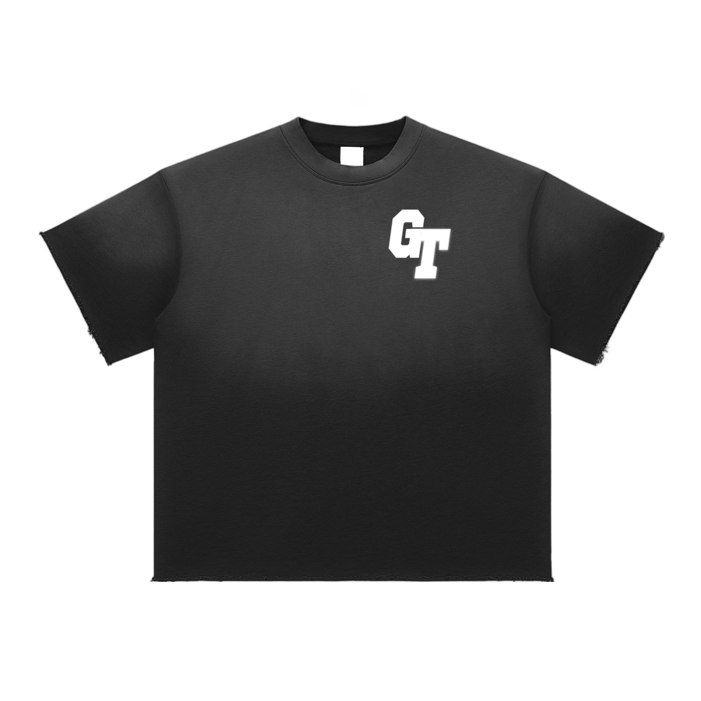 Sun Fade Raw Edge T-Shirt